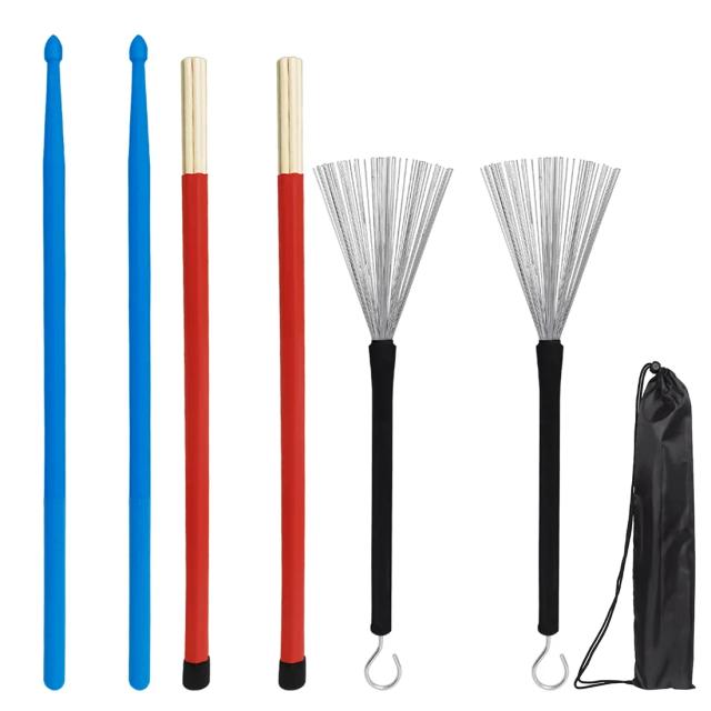 Acessórios Essenciais para Músicos Profissionais: Percussão em Plástico, Silicone e Metal - Ideal para Iniciantes