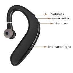 Auscultadores sem fios Bluetooth com microfone, mãos-livres cancelamento de ruído, auscultadores desportivos para smartphones, auscultadores empresariais - Image 3