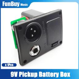 9V Guitar Pickup Battery Box Case para guitarra clássica acústica Preamp Guitar Acessórios - Image 1