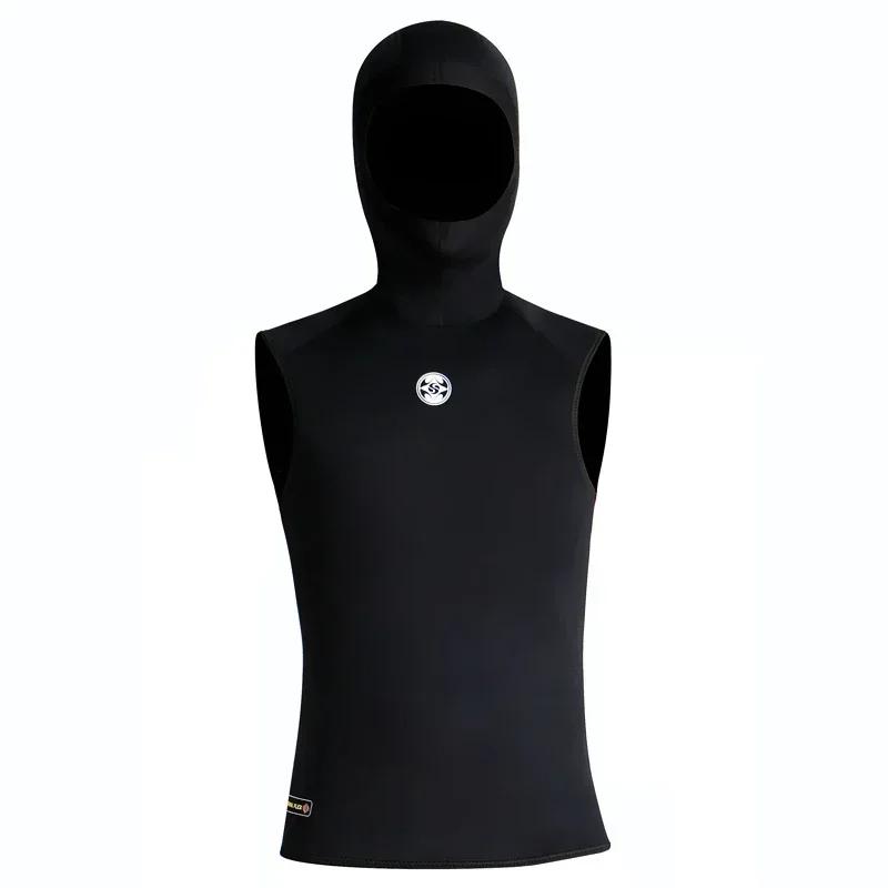 Roupa de mergulho 3mm Slinx 3mm neoprene colete com capuz masculino wetsuit mergulho pele - Image 1