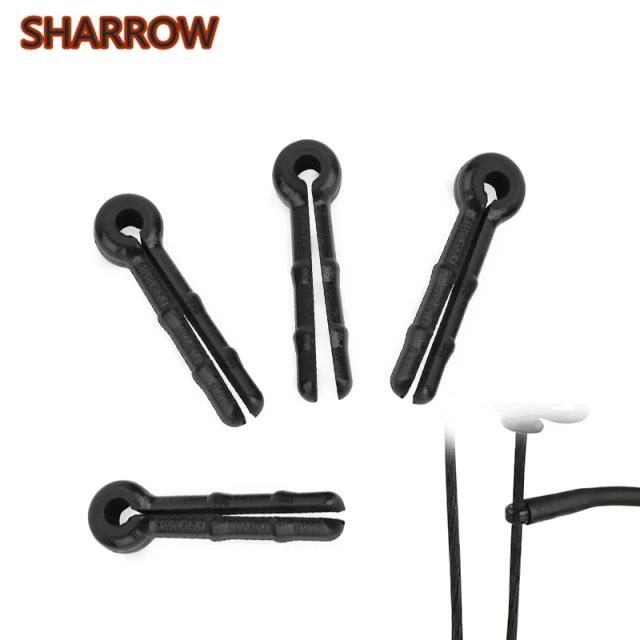 Suporte para Peep Sight de Arco e Flecha com Alinhador e Cordão para Acessórios de Tiro
