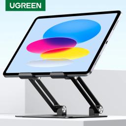 Ugreen tablet suporte para novo ipad 2021 samsung suporte do telefone dobrável portátil de alumínio suporte notebook suporte ipad pro - Image 1