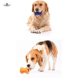 Brinquedo do cão Dumbbell Leaky Feeder, borracha natural, mordida-resistente dentição, Pet Acessórios educativos, Brinquedos interativos - Image 5