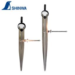 SHINWA-Pinguim Industrial Aço Divisor, Primavera Planejamento Gauge, Linha Desenho Bússola, 15cm, 20cm, 73059, 73067, 1Pc - Image 1