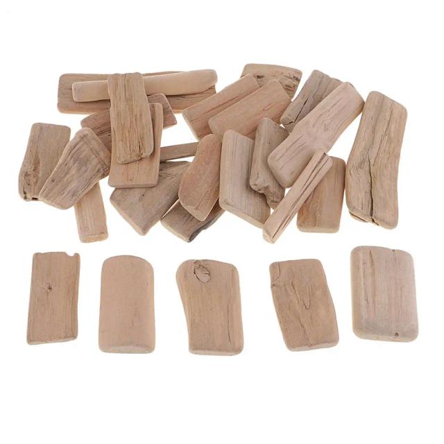 Peças de Artesanato em Driftwood: Fatias de Madeira para Decoração de Vasos e Projetos DIY - 250g