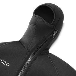 Terno de mergulho em neoprene de corpo inteiro para homens e mulheres, maiô com capuz, pesca submarina, surf wetsuit, roupas de mergulho com kitesurf, 5mm - Image 3