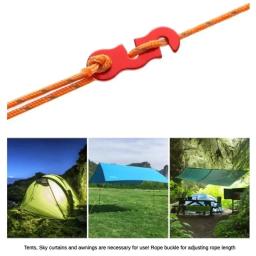 Ajustável Camping Tenda Corda Fivela, S Tipo Tensores, Fastener Kit, Outdoor Camping Tendas, Protegendo Acessórios, 10pcs - Image 2