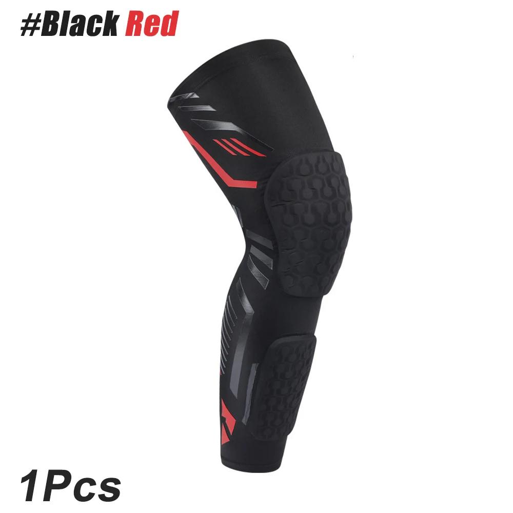 Joelheiras e panturrilha à prova de choque, mangas de compressão da coxa, proteção para jovens adultos, basquete esportivo e futebol, 1pc - Image 1
