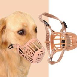 Focinho de segurança ajustável para Pet Dog, máscara para casca, malha, boca respirável, grooming, anti-mordida, fornecimento de cães - Image 3