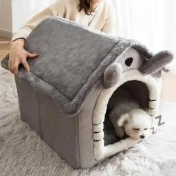 Casa Four Seasons para Cães e Gatos, Casa de Cachorro Pequeno, Pet Shop, Geral Pode Ser Desmontada e Lavada, 1pc - Image 3