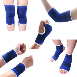 Protetores De Pulso De Malha De Algodão Protetores De Mão Protetores De Pé Esportes Fitness Equipamento de proteção quente Conjunto de luvas de treinamento de ginástica 1 par - Image 2