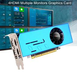 Placa gráfica multi monitor SRhonyra GT730, 2 GB GDDR5 4 HDMI placa de vídeo emenda de tela múltipla - Image 1