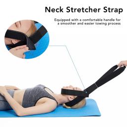 Alça de pescoço com Chin, dispositivo de tração cervical, descompressão quiroprática, alça confortável - Image 4