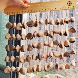 Frutas naturais chocalho sinos, Chakra Chimes Relaxamento, Profissional Instrumentos De Percussão Musical, Plant Husk Sound Beam, Meditação - Image 4