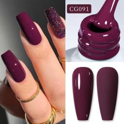 NASCIDO PRETTY-Polonês Semi Permanente para Unhas, Manicure Art, Soak Off, Vernizes UV LED, Suprimentos para Unhas, Vermelho Fosco, 10ml, 130 Cores - Image 6