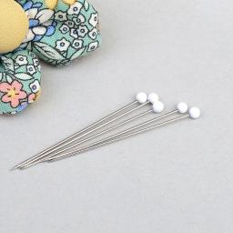 Kraball 300/400 pçs alfinetes de costura pinos retos para tecido perolado bola cabeça quilting pinos para costureira jóias decoração diy - Image 5