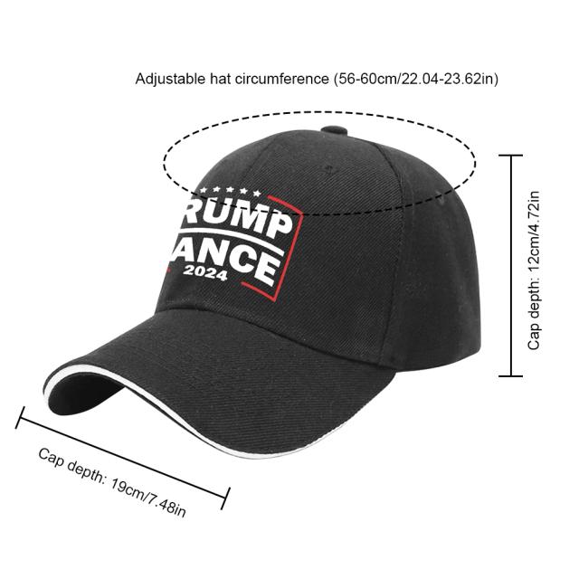 Boné Donald Trump 2024 MAGA Snapback Bordado - Chapéu Esportivo Ajustável para Adultos Fazer a América Grande Novamente