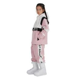 이 ayakŞ Fato de esqui infantil para meninos e meninas à prova de vento, à prova d'água e térmica Fato de snowboard infantil - Image 2
