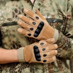 Luvas militares táticas, tiro de arma de ar de bala colorida, combate de soldado antiderrapante bicicleta todos os dedos luvas, roupas masculinas luva - Image 1
