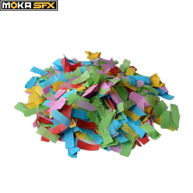 Papel Colorido em Forma de Confete Retangular 5kg para Decoração de Festas de Casamento