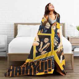 Volleyball Team Blanket - Vibrant and Energetic Design, Perfect for Any Room, Soft and Warm, Ideal Gift for Anime Fans - Image 5