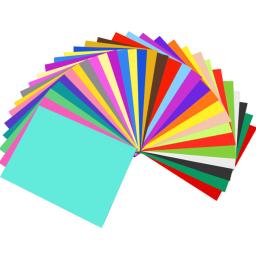 Papel Cardstock texturizado a cores, textura tacada, impressão dupla face, papel grosso Premium, cores sortidas 4K, 200 gsm - Image 1