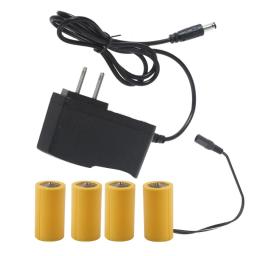 Bateria Eletrônica LED Light Toy, 6V LR14 C Bateria Manequim, Tamanho C, Eliminadores, Substituir 4Pcs, 1.5V - Image 3
