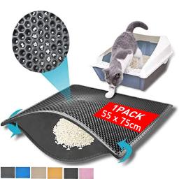 Impermeável dupla camada EVA Cat Litter Mat Tapete de estimação dobrável, almofadas de cama para gatos, suprimentos limpos - Image 1
