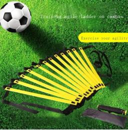 Escada De Agilidade Escada Com Alça De Nylon Ajustável, Escada De Salto, Velocidade, Fitness, Coordenação Do Corpo, Warm-Up, Ferramenta De Treinamento, Futebol, Futebol - Image 1
