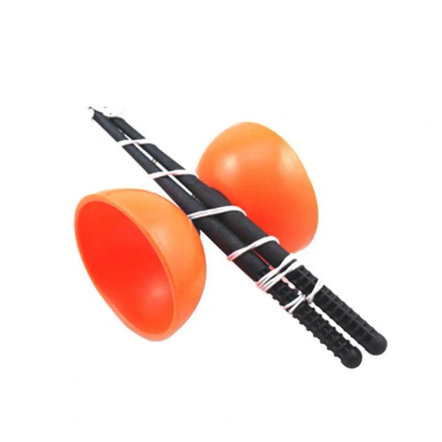 Malabarismo Diabolo e Yoyo Chinês Engraçado para Adultos e Crianças com Embreagem de 3 Rolamentos e Varas de Metal - Brinquedo Perfeito para Presentes com Saco de Cordas