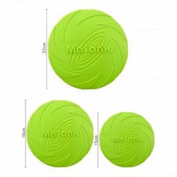 OUZEY-Brinquedos de disco voador resistentes à mordida para cães, Pet multifuncional, Brinquedos de treinamento de cachorros, Jogo interativo ao ar livre - Image 6
