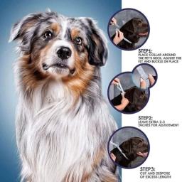 Coleira antiparasitária para animais de estimação, coleiras retráteis para cães e gatos, carrapatos antipulgas, acessórios para cachorros grandes, 38 cm, 70cm, novo - Image 3