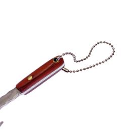 Swayboo Outdoor Camping Mini Machado Faca Lâmina afiada de aço inoxidável Faca Keychian Fixa, Desembalar Expresso Titanium EDC Ferramenta - Image 5