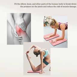 2 pçs yoga joelheira almofada macia tpe suporte almofada protetora para cotovelo perna braço equilíbrio exercício fitness treino yoga esteira - Image 4