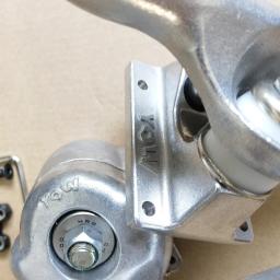 Caminhões de skate YOW land surf genuínos suportes longboard com rodas e rolamentos juntos prato, nível de boa qualidade - Image 4