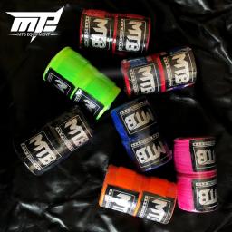 Baixo elástico 1 par 3/4,5 metros sparring mma muay thai boxe handwraps artes marciais mãos bandagem equipamentos de proteção DEO - Image 6