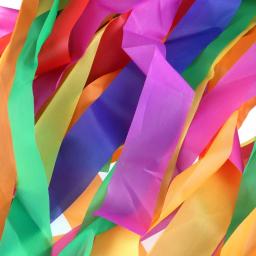 Rainbow Ribbon para Ginástica Rítmica, Brinquedos de Desenvolvimento Sensorial, Streamer para Crianças, Jogos de Festa, 2PCs - Image 4