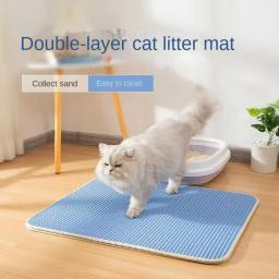Tapete de cama respirável para gatos, Filtro Duplo, Anti-descamação, Absorvente, Desodorante, Anti-respingo, Banheiro, Coçar Gato, Novo, 2022 - Image 1