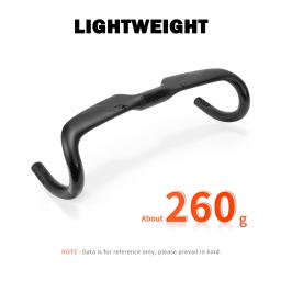 Toseek ZXB-TWO bicicleta guiador de estrada carbono 400/420/440mm ud fosco roteamento interno estrada guiador peças da bicicleta - Image 3