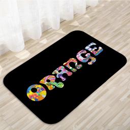 Amplificadores de guitarra britânicos laranja logotipo tapetes, tapete de casa, tapetes de porta, decoração moderna, banheiro, antiderrapante, 747 - Image 4