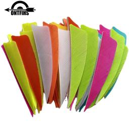 Asa Direita Arqueiro com Penas de Turquia, Fletching Escudo, Caça Acessórios, 3 Polegada, 50Pcs - Image 2