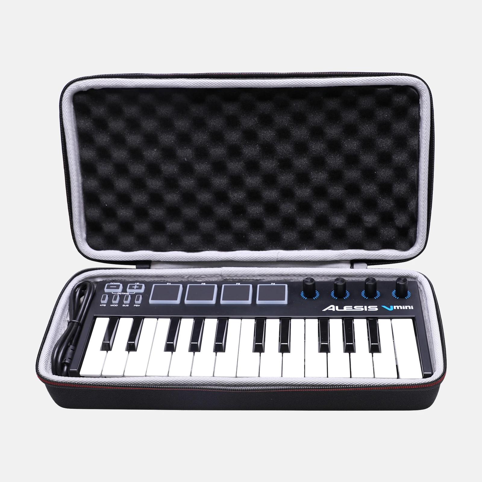 LTGeva-estojo rígido para teclado MIDI controlador, saco de armazenamento para Alesis V Mini 25 chave, único caso - Image 1