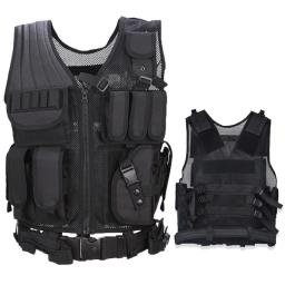 Esporte ao ar livre dos homens Treinamento Militar Combate Proteção Vest, Paintball Wargame, Tactical Army Body Armor, Caça Airsoft Coletes - Image 1