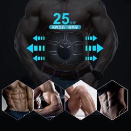 Estimulador muscular sem fio ems, toner abs, treinador de quadril abdominal, perda de peso, modelador de fitness, massageador elétrico de emagrecimento corporal - Image 3