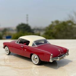 Liga Diecast Modelo de carro retro clássico, veículo vintage, presentes do cupê, coleção dos fãs, decoração da exposição, liga brinquedos, escala 1:43 - Image 6