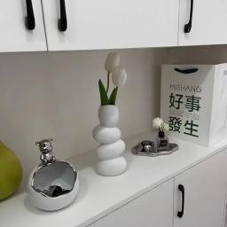Molde de silicone de gesso concreto, vaso em forma de seixo, artesanato DIY, recipiente exclusivo e elegante - Image 5