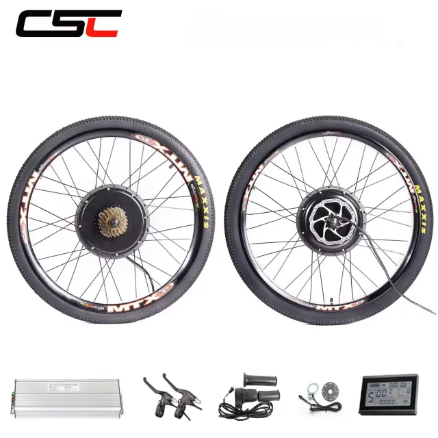 Conversor para Bicicleta Elétrica 36V/48V - Aro de 20 a 29 Pol, Potência de 250W a 1500W, Compatível com MTX SunRingle e Motor de Cubo