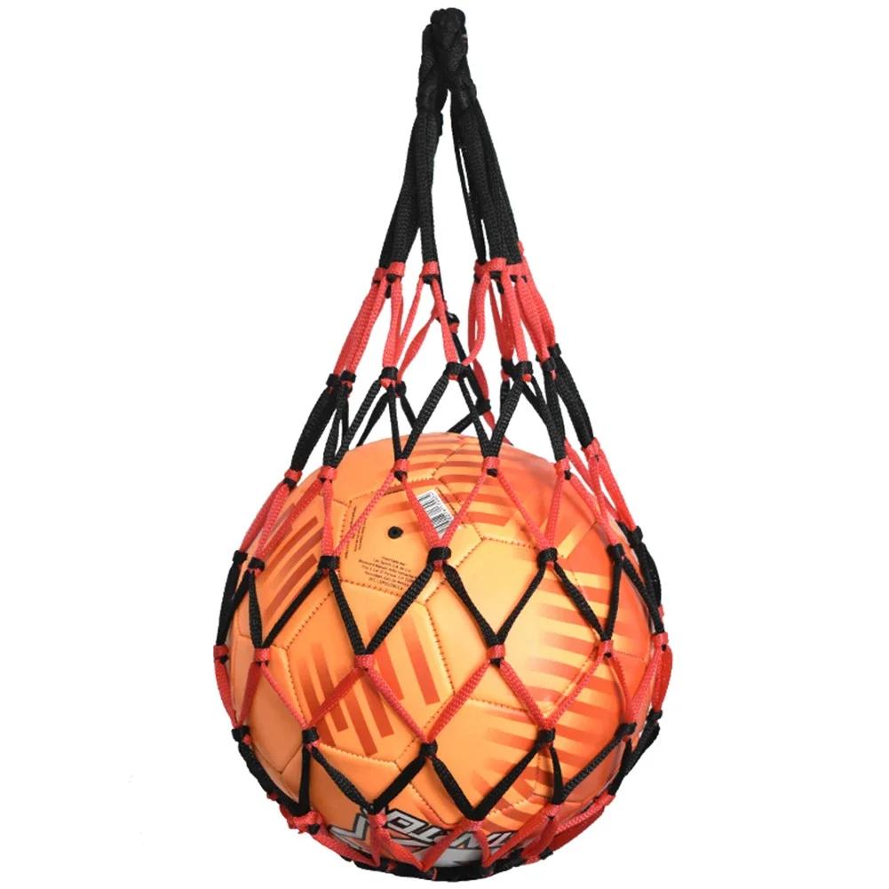 Nylon Carry Bag para transportar basquete, esportes Ball Holder, esportes Mesh Equipment, futebol, basquete, voleibol, futebol - Image 1
