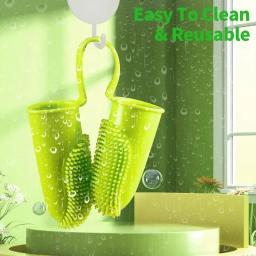 Pet Finger Toothbrush Kit Super macio, escova de dentes dupla, cuidados dentários para cachorros, gatos e pequenos animais de estimação - Image 5