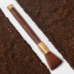 Escova De Limpeza Do Moedor De Café Do Punho De Madeira, Escova De Limpeza Com Cerdas Macias, Sem Cerdas, Bule De Teclado De Remoção - Image 2